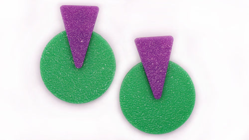 Aretes Amatista Selva