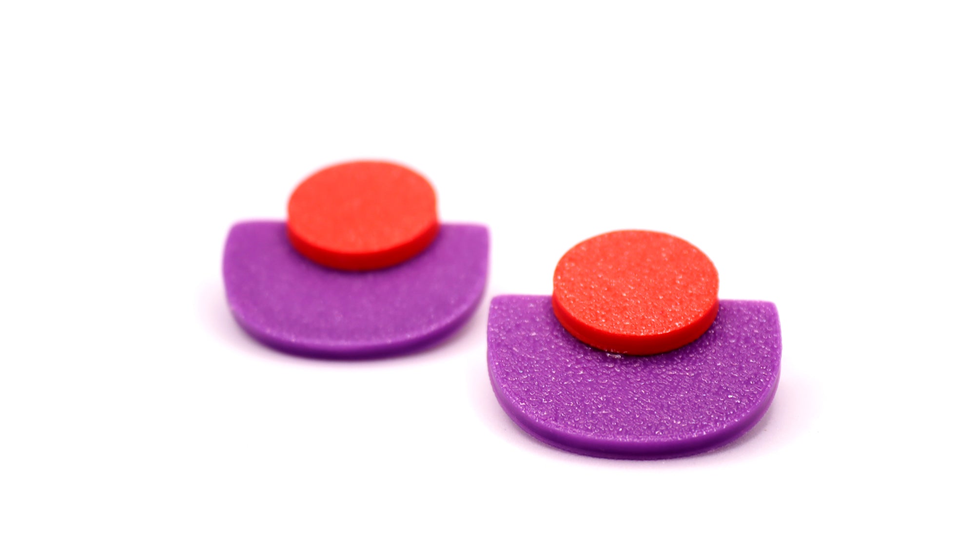 Aretes Opera Carmesí