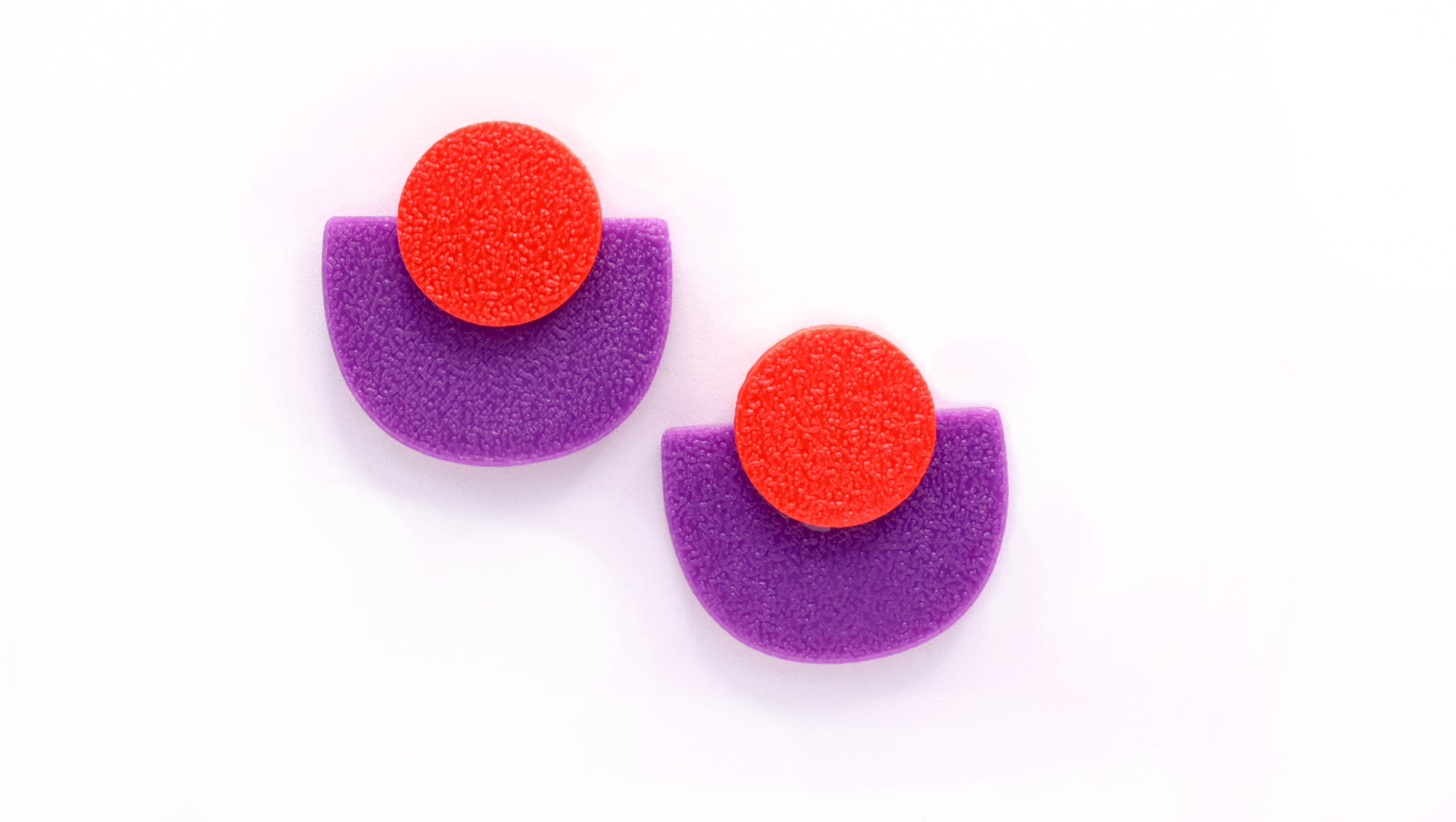 Aretes Opera Carmesí